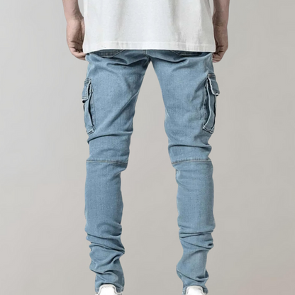 Afslappede jeans med ultra-stretch til mænd