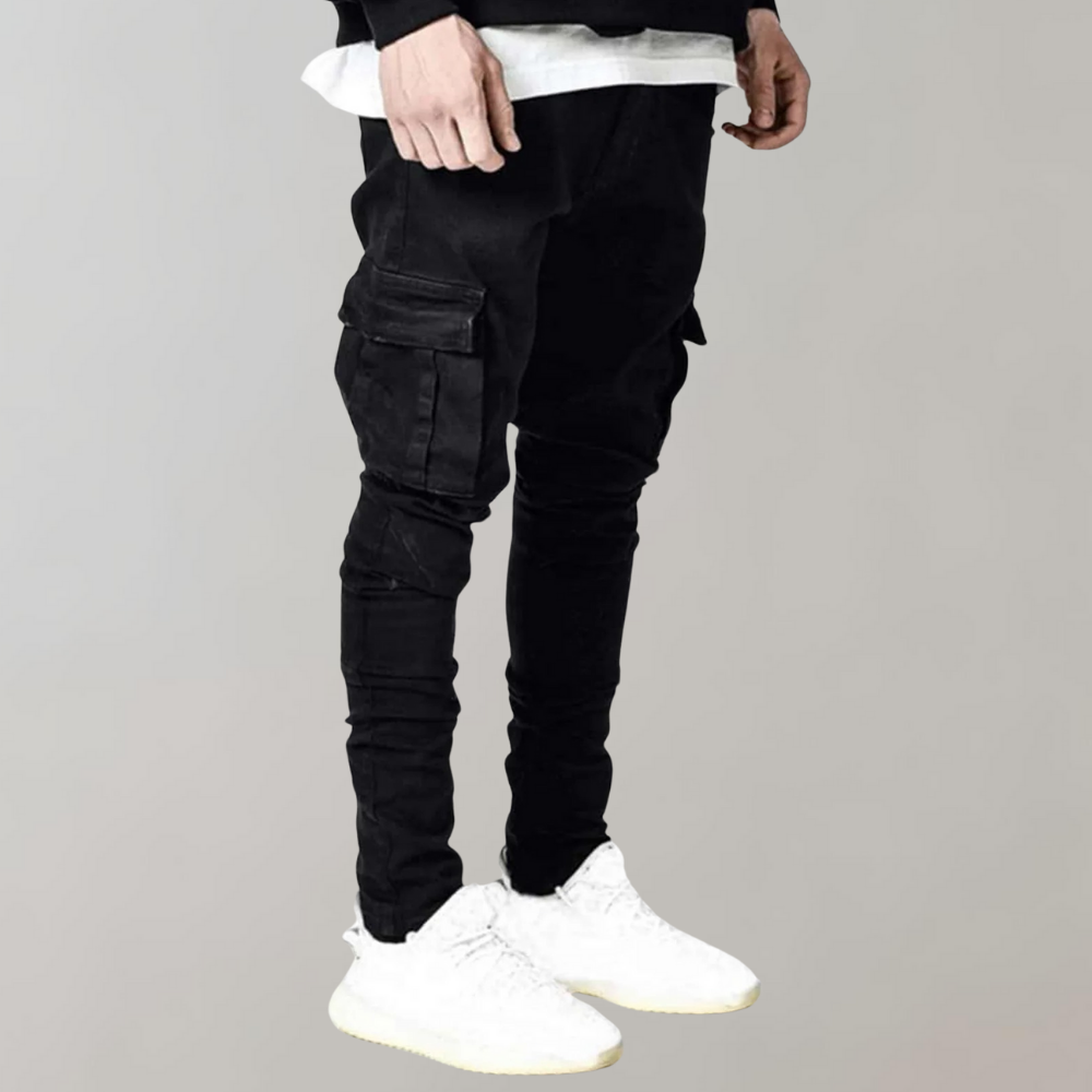 Afslappede jeans med ultra-stretch til mænd