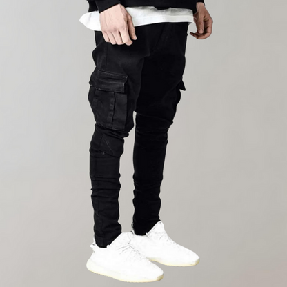 Afslappede jeans med ultra-stretch til mænd