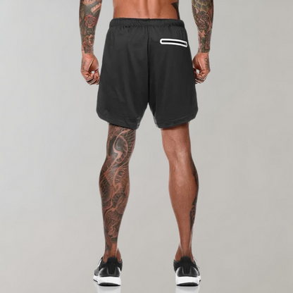 Fitness løbeshorts til mænd