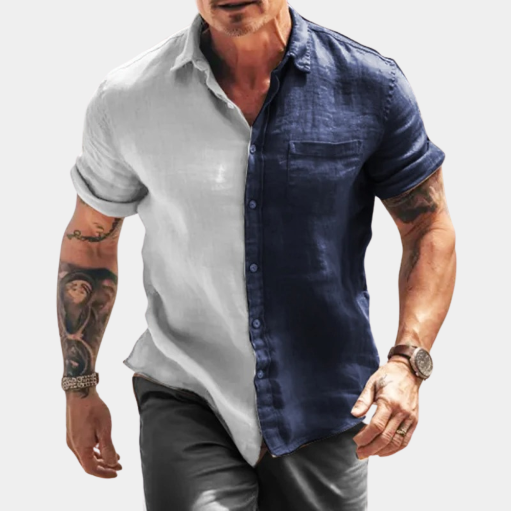 2 sidefarver Poloshirt til mænd