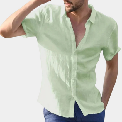 Poloshirt i tyk bomuld til mænd