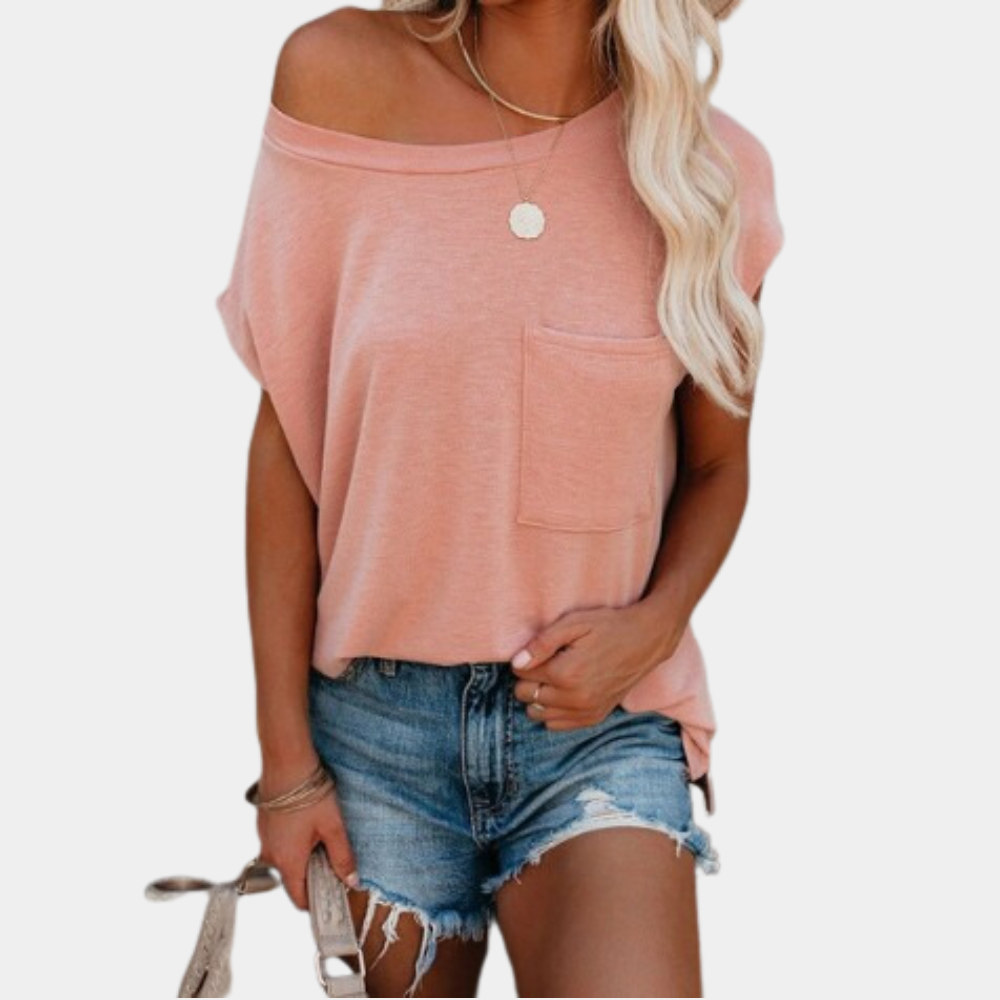 Afslappet sommer t-shirt til kvinder