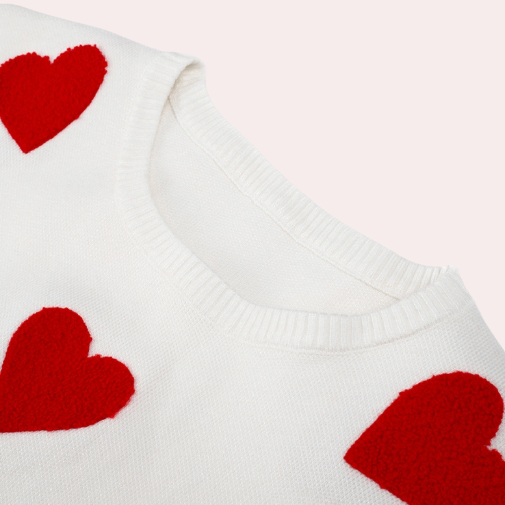 Elegant strikket trøje til damer