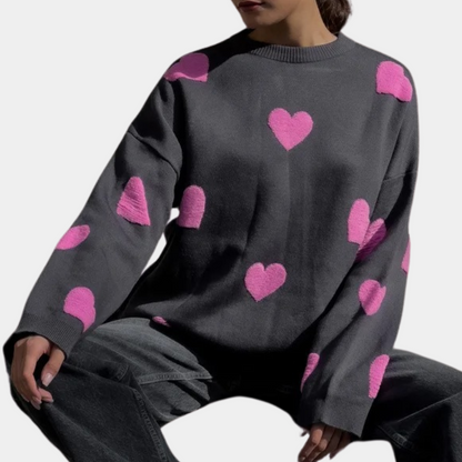 Elegant strikket trøje til damer