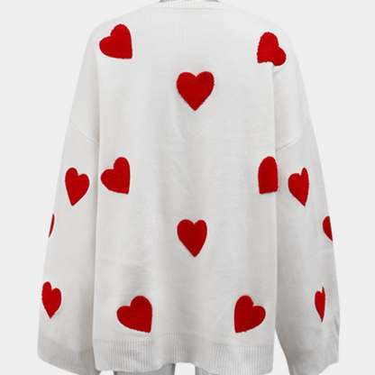 Elegant strikket trøje til damer