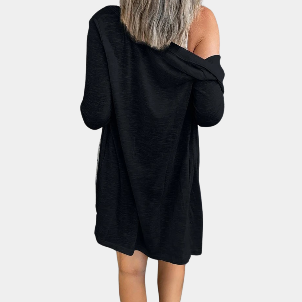 Enkeltradet strikket cardigan