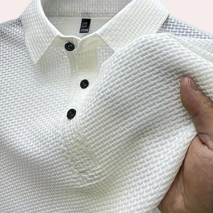 Mesh-poloshirt til mænd