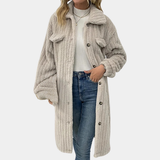 Elegant og varm damefrakke
