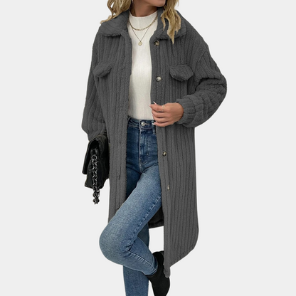 Elegant og varm damefrakke