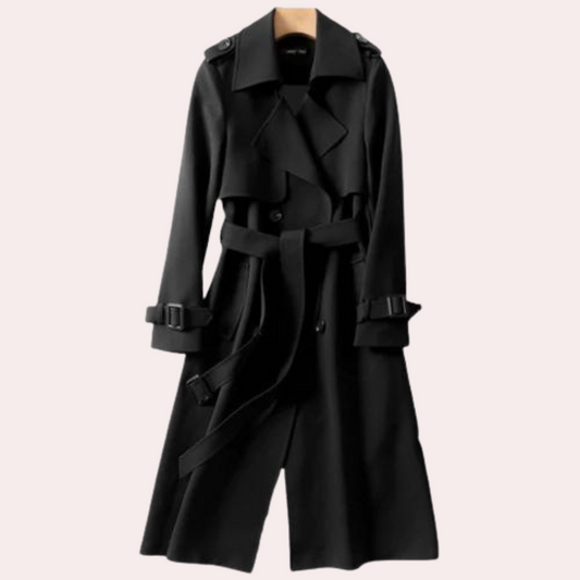 Klassisk tidløs trenchcoat med bælte