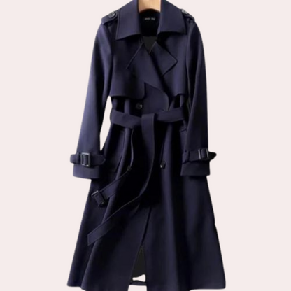Klassisk tidløs trenchcoat med bælte