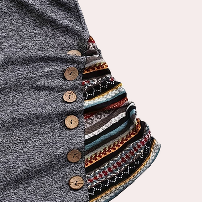 Sweatshirt til kvinder i etnisk stil