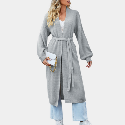 Tidløs lang cardigan til kvinder