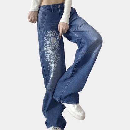 Cargo jeans til kvinder