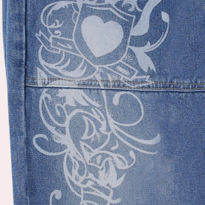 Cargo jeans til kvinder