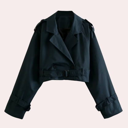 Fashion Trench Jacket Women med bælte