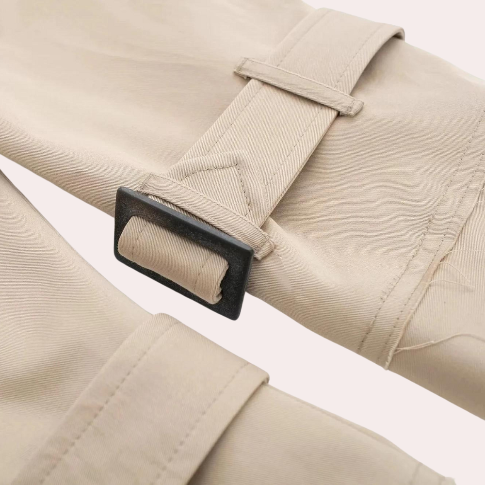 Fashion Trench Jacket Women med bælte