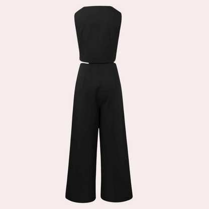 Trendy cardigan og bukser til kvinder