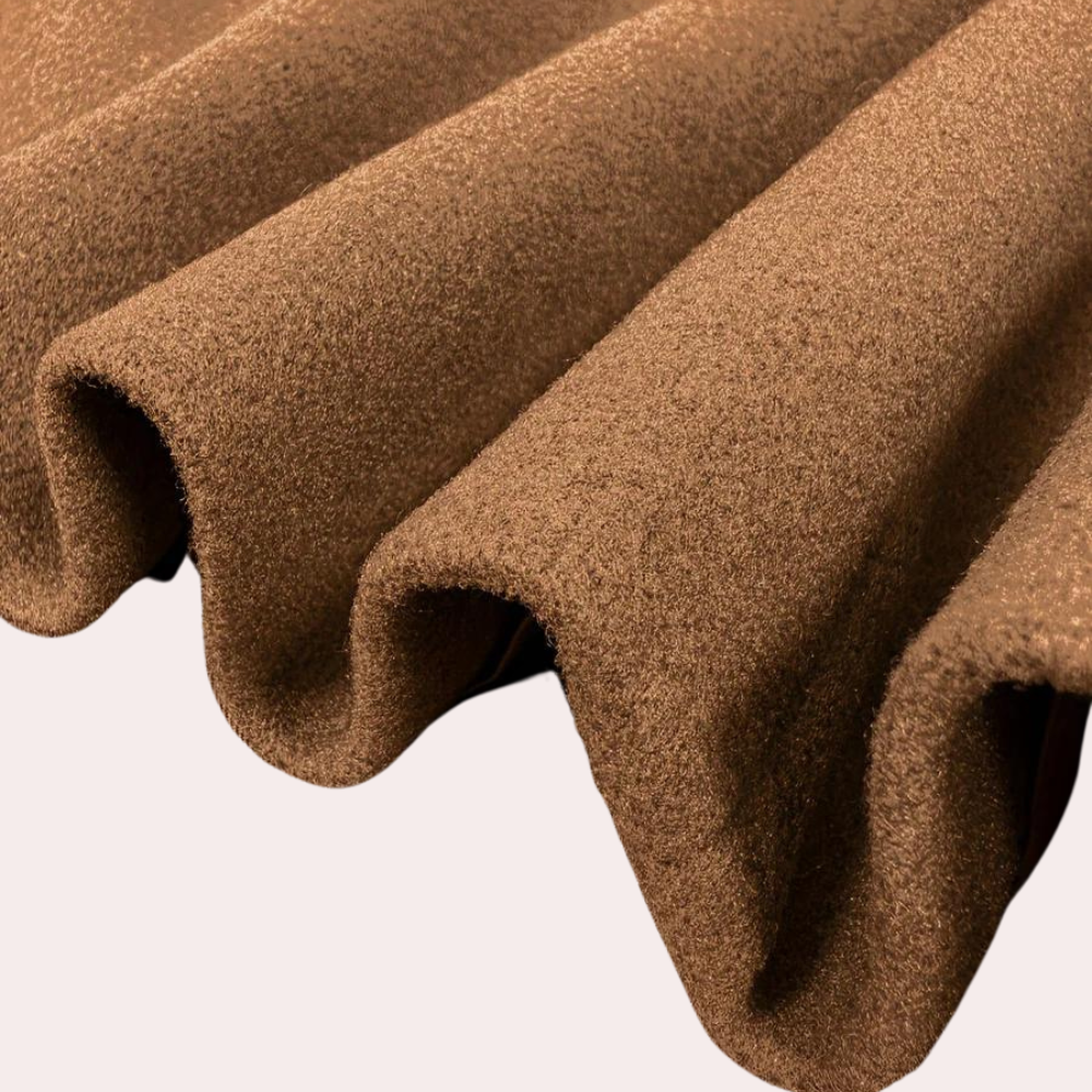 Lige uldfrakke med turn-down-krave