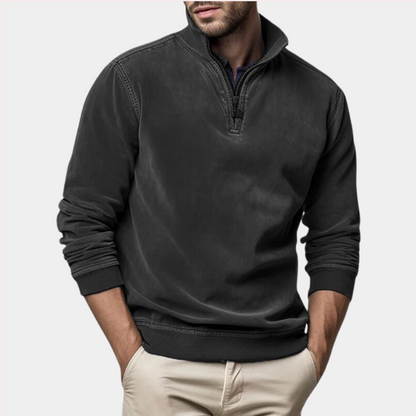 Klassisk komfort-sweater til mænd