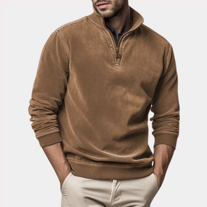 Klassisk komfort-sweater til mænd