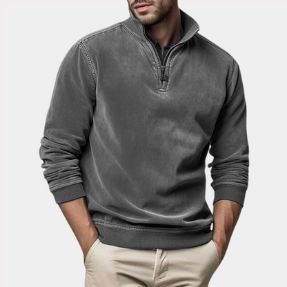 Klassisk komfort-sweater til mænd