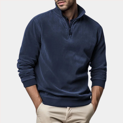 Klassisk komfort-sweater til mænd