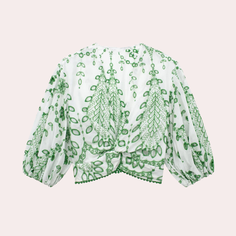 Trendy todelt ensemble til kvinder