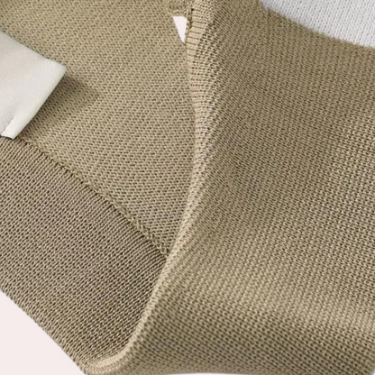 Poloshirt med lodret farve til mænd