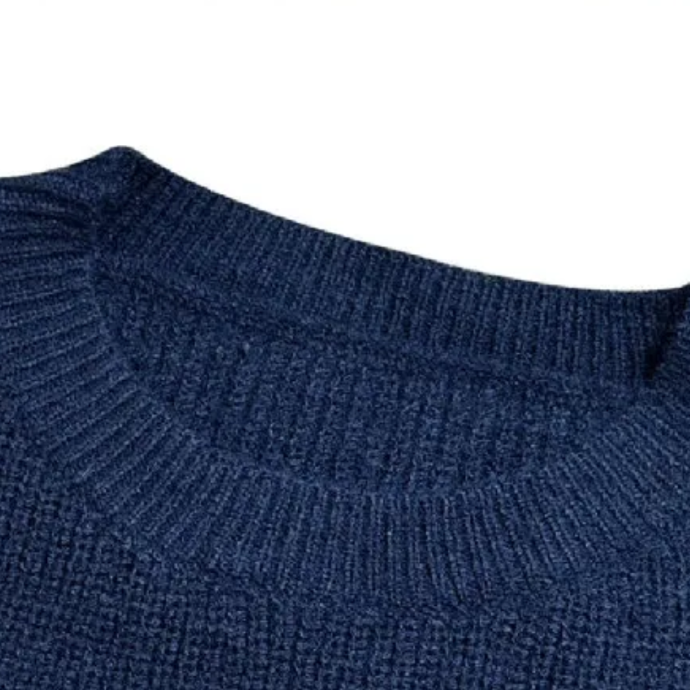 Sweater med trekantet mønster