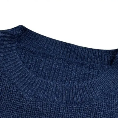 Sweater med trekantet mønster