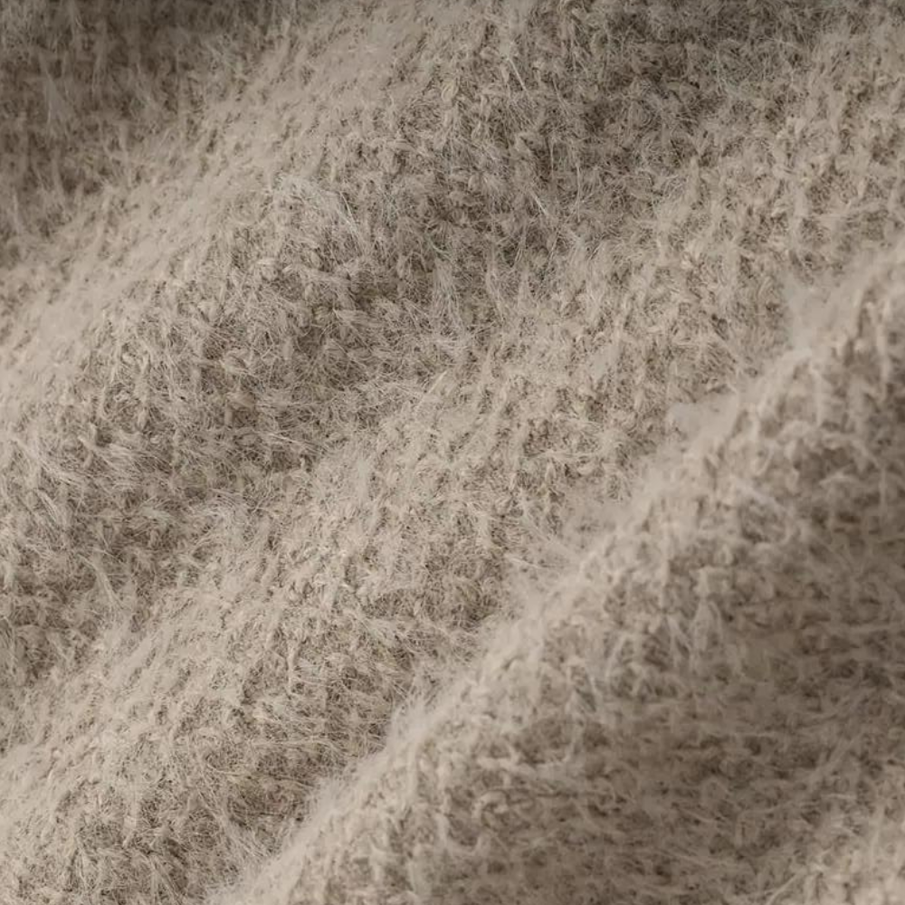 Langærmet striktrøje til kvinder