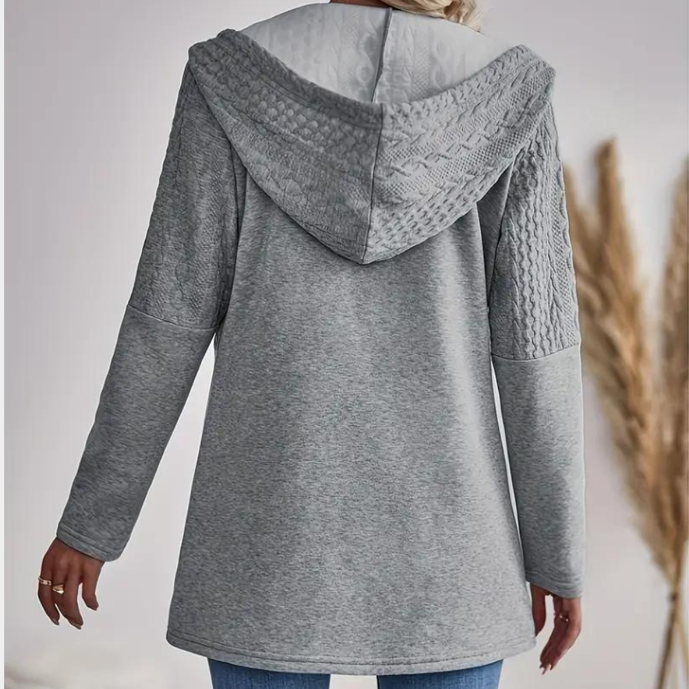 Hættetrøje med snøre til kvinder