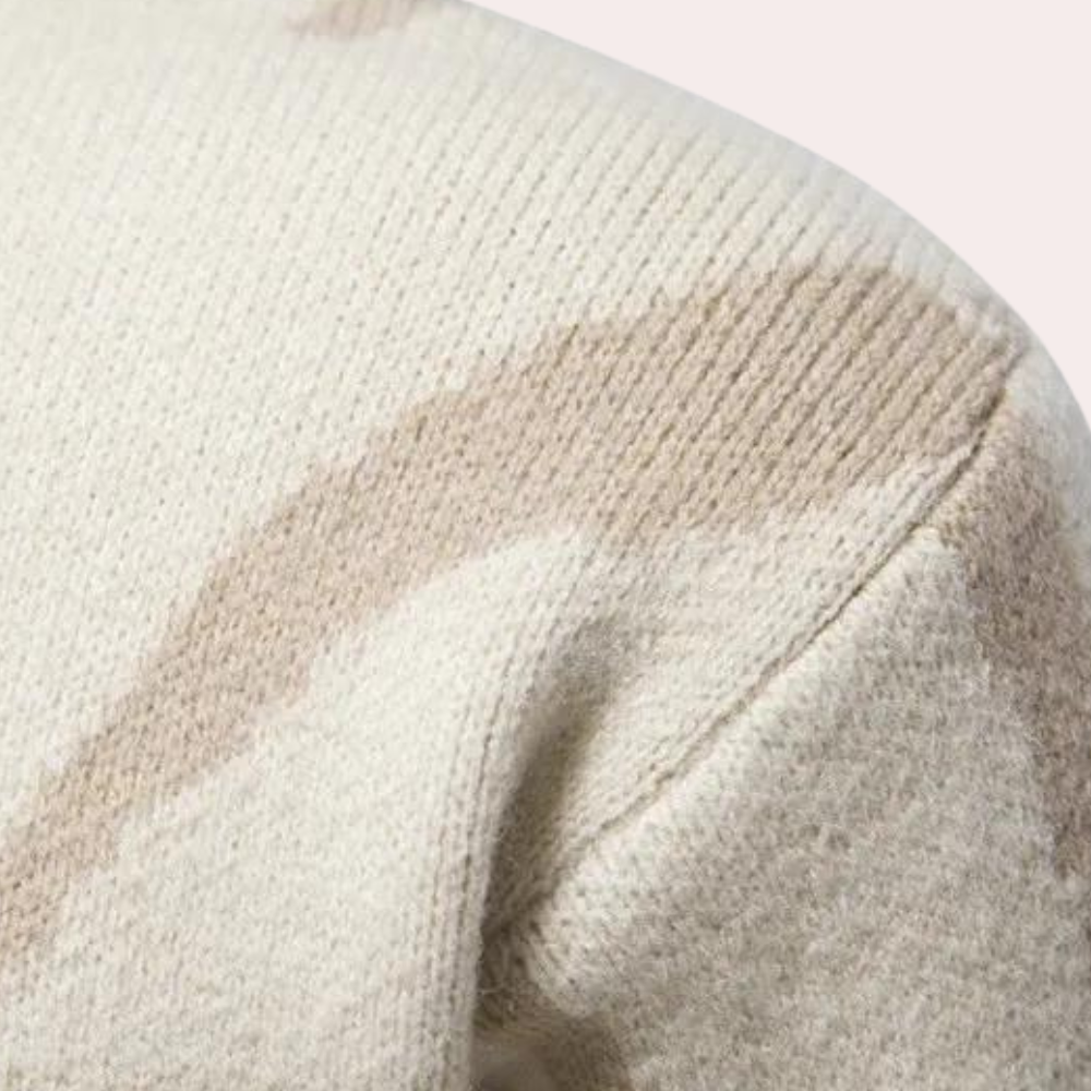 Varm rullekrave til mænd med stilfuldt udseende