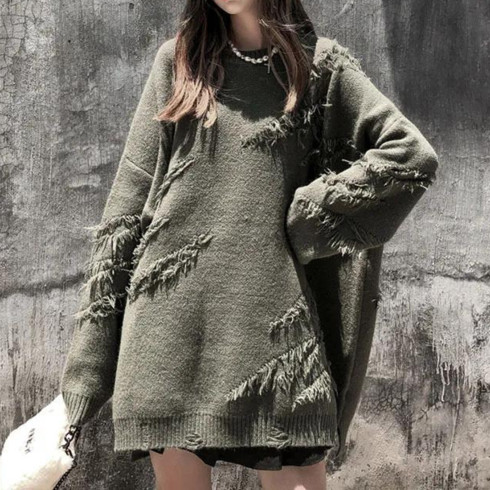Goth sweater-kjole