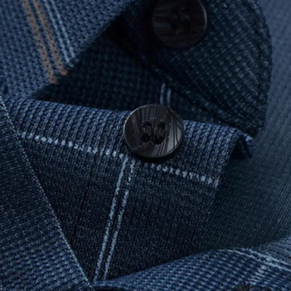 Elegant strikket ternet sweater til mænd