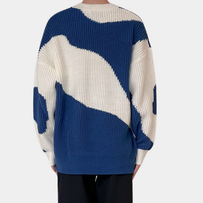 Trendy og behagelig strikket sweater til ham