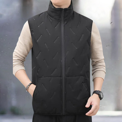 Relaxed Fit ærmeløs vest til mænd