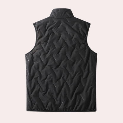 Relaxed Fit ærmeløs vest til mænd