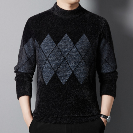 Behagelig strikket sweater til mænd