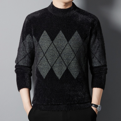 Behagelig strikket sweater til mænd