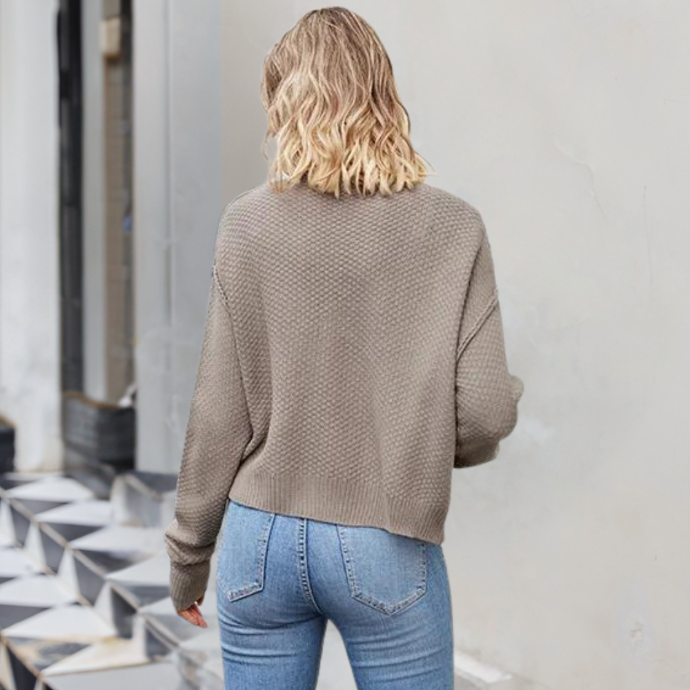 Luksusstrikket cardigan til damer