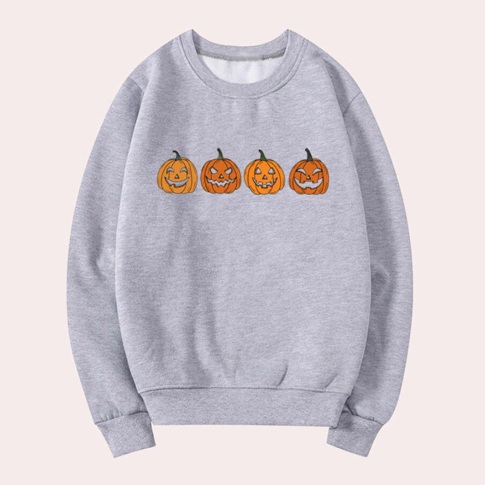 Moderne halloween-sweater til damer