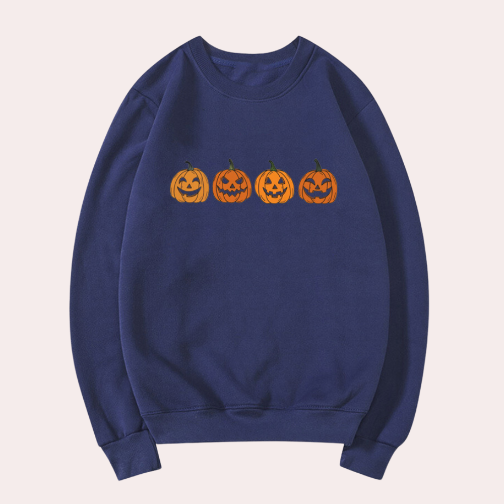 Moderne halloween-sweater til damer