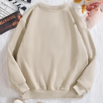 Halloween-sweater med hundeprint