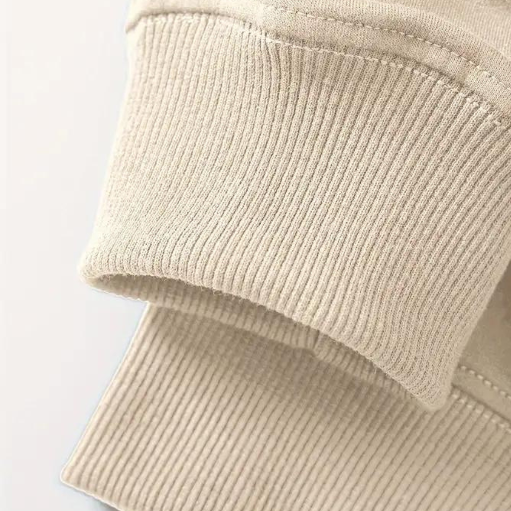 Sweater med print fra spøgelsesbiblioteket