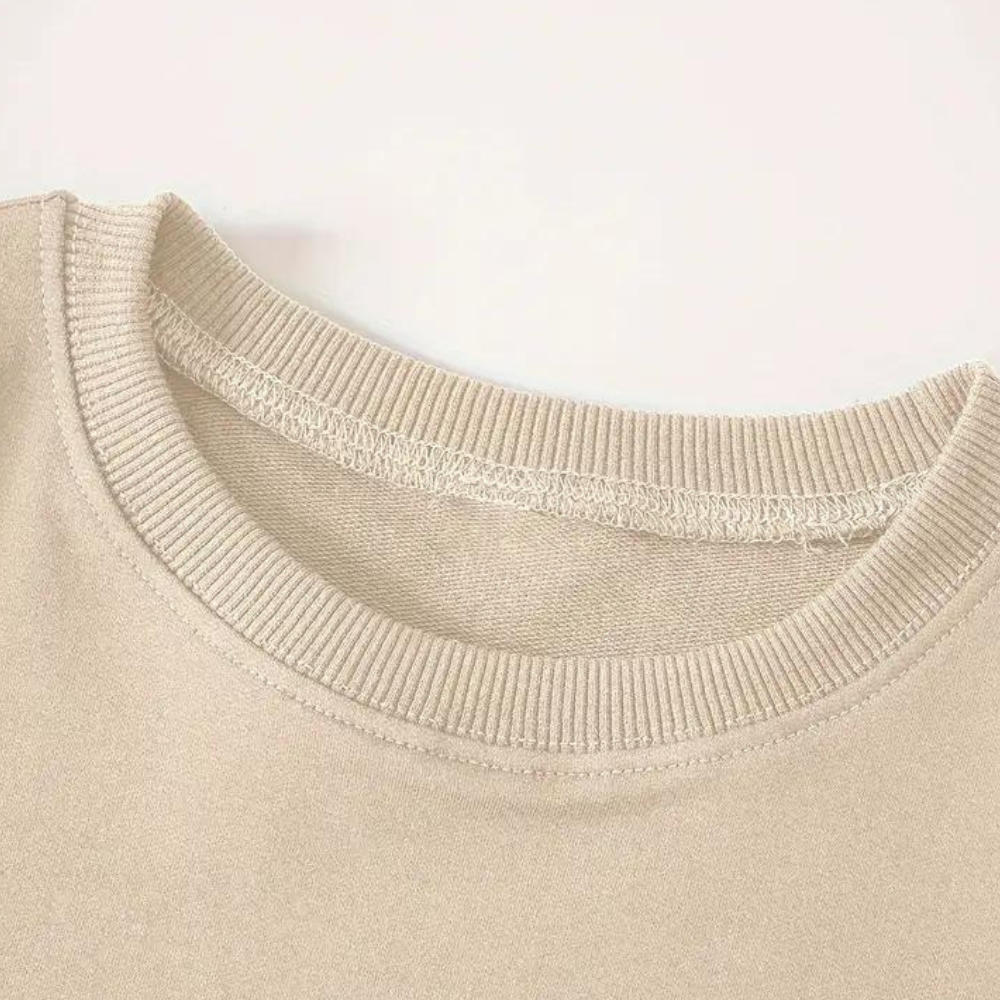 Sweater med print fra spøgelsesbiblioteket