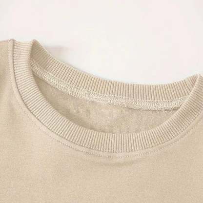 Sweater med print fra spøgelsesbiblioteket