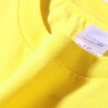 Smiley-farvet T-shirt til mænd